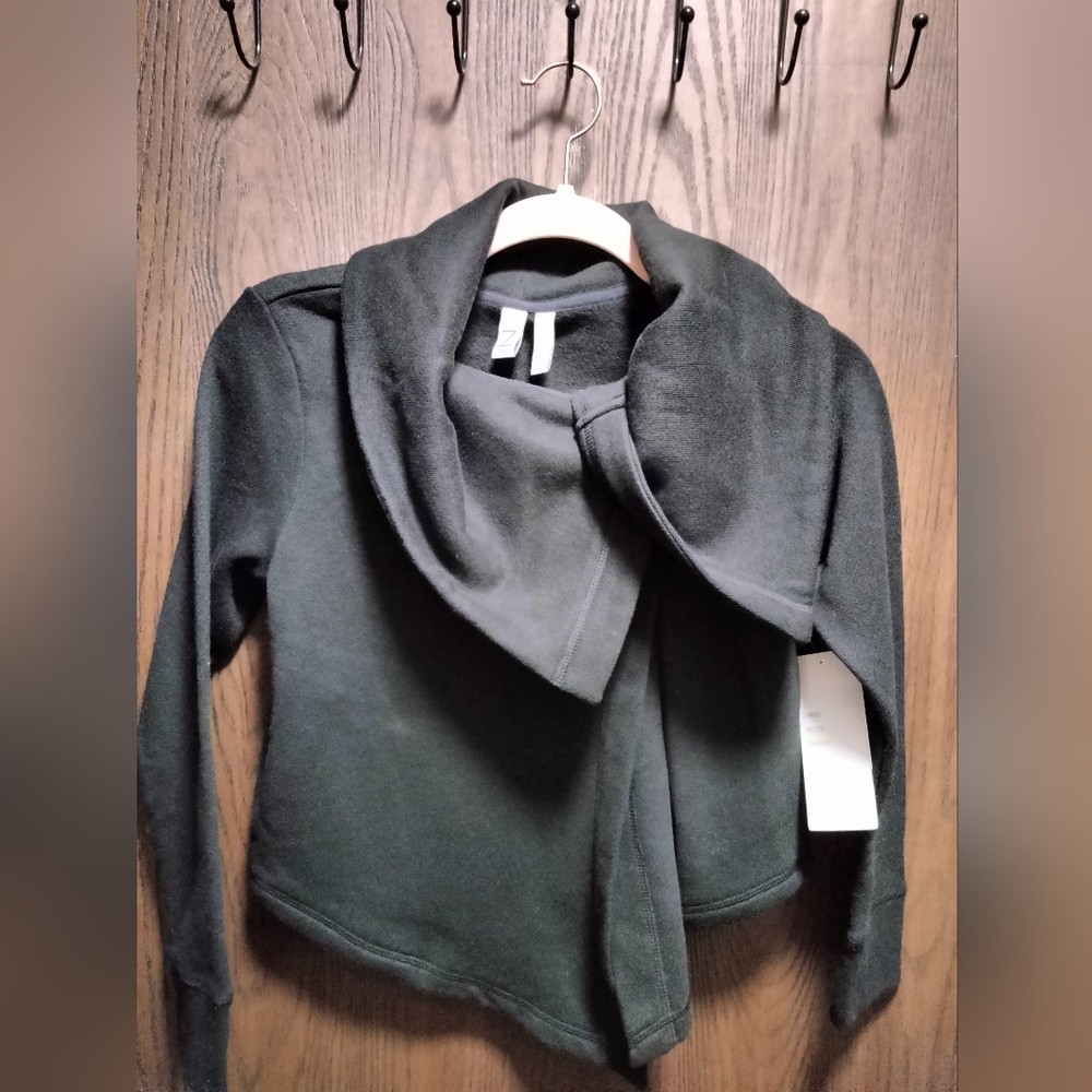 NWT Girl's Z By Zella Cowl Neck Assymetrical Sweatshirt